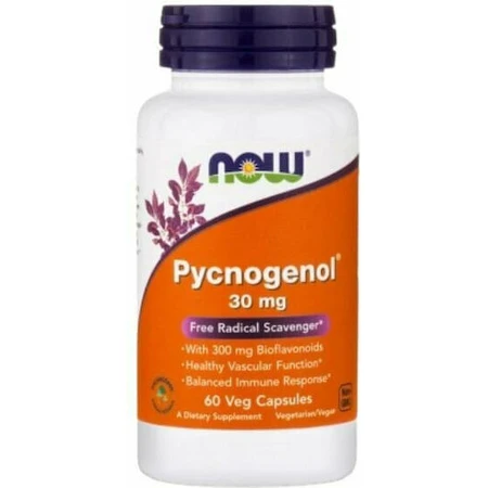 Now Foods Pycnogenol 30mg Supplément Alimentaire Spécial 60 gélules végétales