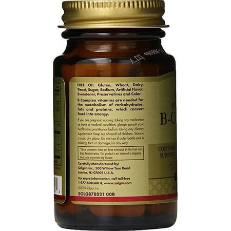 Solgar Megasorb Vitamin B-Complex Vitamin for Energy, Immune & Nervous System Strengthening 50 Comprimés
