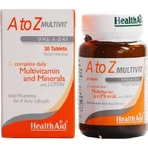 Health Aid A To Z Multivit Energy Multivitamin 30 x 1 comprimidos