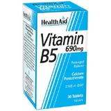 Health Aid Vitamin B5 Vitamin for Nervous System Health 690mg 30 Tablets