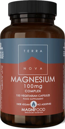 TerraNova Magnesium Complex 100mg 100 herbal capsules