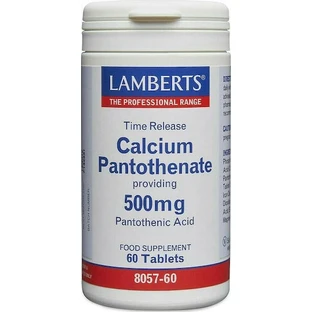 Lamberts Calcium Pantothenaat 500mg 60 Tabletten