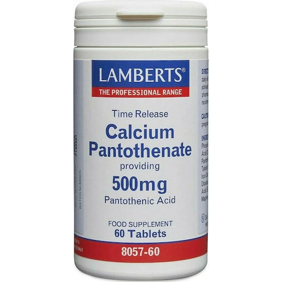 Lamberts Calcium Pantothenaat 500mg 60 Tabletten