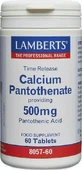 Lamberts Calcium Pantothenate 500mg 60 Tablets