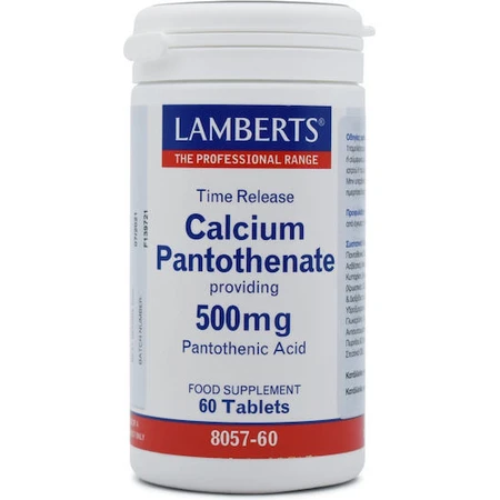 Lamberts Calcium Pantothenaat 500mg 60 Tabletten