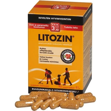 Litozin Joint Health 750mg Suplemento para la salud articular 90 cáps.