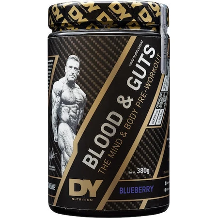 Dorian Yates Bloed & Darmen Pre Workout Supplement 380gr Aardbei
