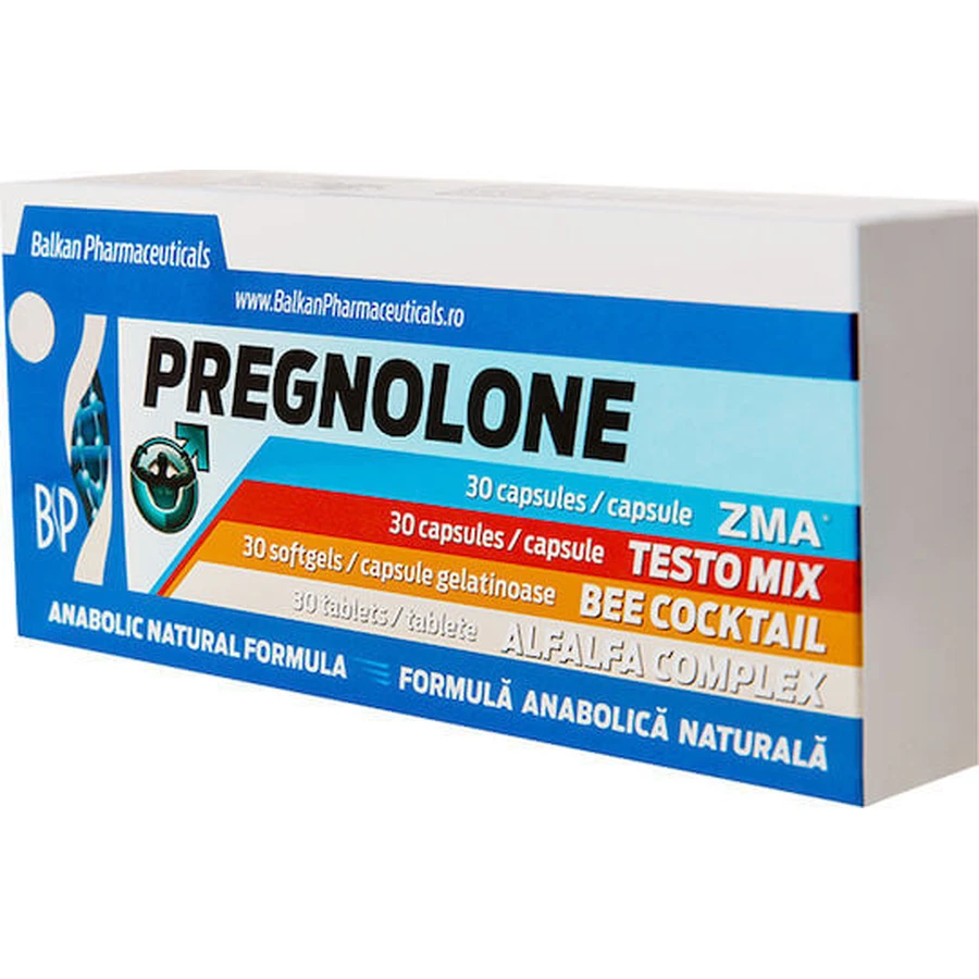 Balkan Pharmaceuticals Pregnolone Libido & Testosterone Boosting Supplement 120 caps