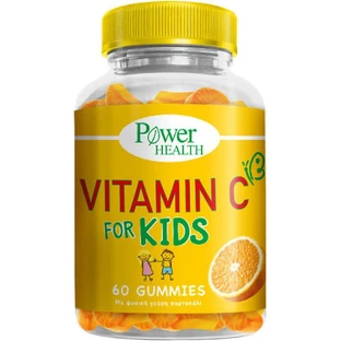 Power Health Vitamine C voor Kinderen Immuunversterkende Vitamine, Huid & Antioxidant Actie Sinaasappel 60 geleisnoepjes
