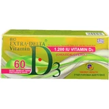Medichrom Bio Extra Delta Vitamin D3 Vitamin for Immune System Strengthening & Egg Health 1200iu 60 Tablets