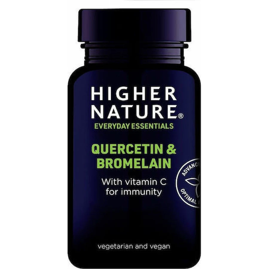 Higher Nature Quercetina & Bromelina 60 Fichas Natural - Natural