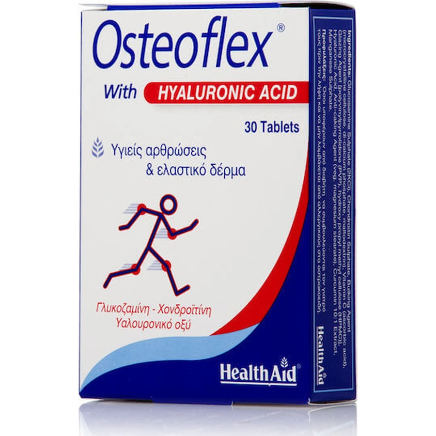 Gesundheit Hilfe Osteoflex mit Hyaluronsäure Joint & Bone Health Supplement 30 Tabs
