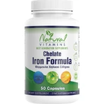 Natural Vitamins Chelated Iron Chelate Formula 50 Capsules