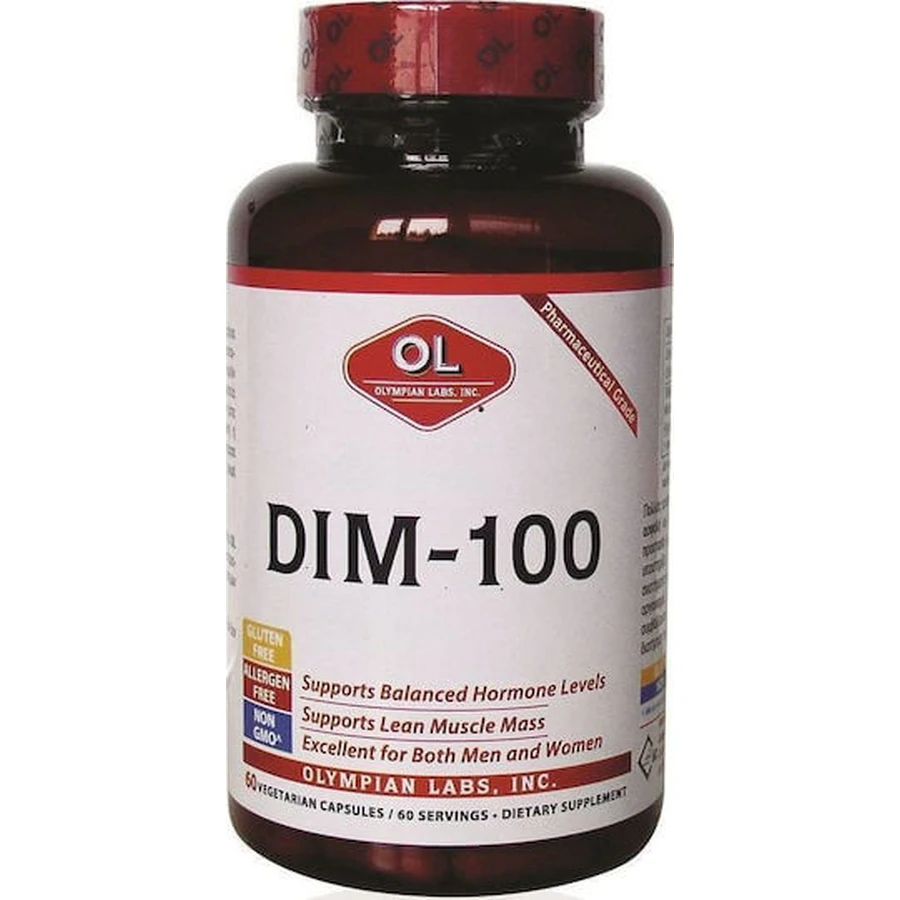 Olympian Labs Dim 100mg 60 cápsulas vegetales