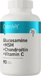 OstroVit Glucosamine + MSM + Chondroitin + Vitamin C Joint &amp; Bone Health Supplement 90 tabs