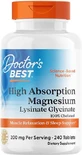Doctor's Best Hoog Opneembaar Magnesium 240 Tabletten