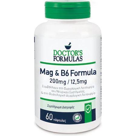 Doctor's Formulas Formula Mag & B6 60 Capsules