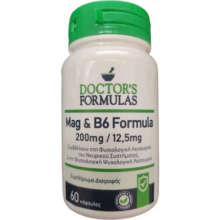Doctor's Formulas Formula Mag & B6 60 Capsules