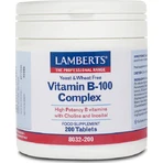 Lamberts Vitamin B-100 Vitamin Complex for Energy, Immune & Nervous System Strengthening 200 Comprimés