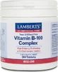 Lamberts Vitamin B-100 Vitamin Complex for Energy, Immune &amp; Nervous System Strengthening 200 Comprimés