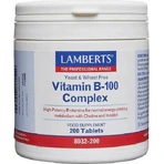 Lamberts Vitamin B-100 Vitamin Complex for Energy, Immune & Nervous System Strengthening 200 Comprimés