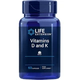Life Extension Vitaminen D en K Vitamine voor versterking immuunsysteem & eiergezondheid 60 capsules