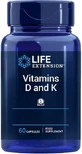 Life Extension Vitamins D And K Vitamin for Immune Support &amp; Egg Health 60 caps