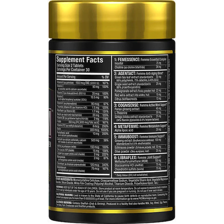 Allmax Nutrition VitaForm Women's Premium Multivitamin Multi-Vitamin for Energy & Immune System Strengthening 60 Tablets