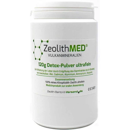 Zeolith-Bentonit-Versand Med Detox Food Supplement Special 120gr