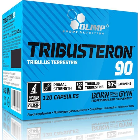 Olimp Sport Nutrition Tribusteron 90 Libido & Testosterone Boosting Supplement 120 caps Lemon