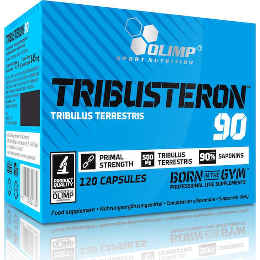 Olimp Sport Nutrition Tribusteron 90 Libido & Testosterone Boosting Supplement 120 caps Lemon