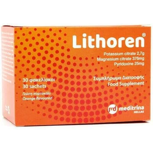 Meditrina Lithoren Speciaal Voedingssupplement 30 sachets Sinaasappel