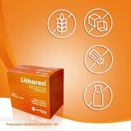 Meditrina Lithoren Speciaal Voedingssupplement 30 sachets Sinaasappel