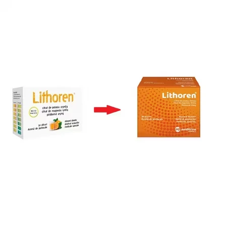 Meditrina Lithoren Speciaal Voedingssupplement 30 sachets Sinaasappel