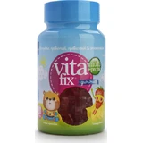 InterMed Vitafix Multi & Probio Multivitamin Multivitamin-Gummis zur Stärkung des Immunsystems Erdbeere 60 x 1 Gelee 60 x 1 Gummibärchen