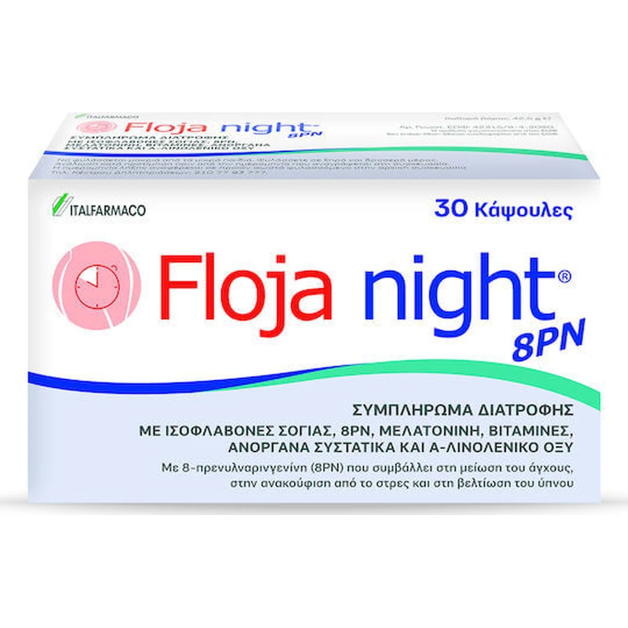 Italfarmaco Floja Noche 8PN Suplemento para el Sueño 30 cáps.