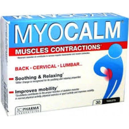 3C Pharma Myocalm Suplemento para la Salud Articular 30 comp.