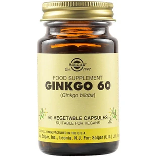 Solgar Ginkgo Biloba 60 cápsulas vegetales