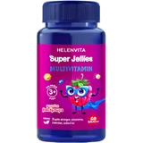 Helenvita Super Jellies Multivitamine voor energie, versterking immuunsysteem & ei-gezondheid 9mg Framboos Framboos 60 geleisnoepjes