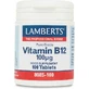 Lamberts Vitamine B12 Vitamine pour la santé des nerfs 100mcg 100 Comprimés