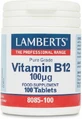 Lamberts Vitamin B12 Vitamin für die Nervengesundheit 100mcg 100 Tabletten