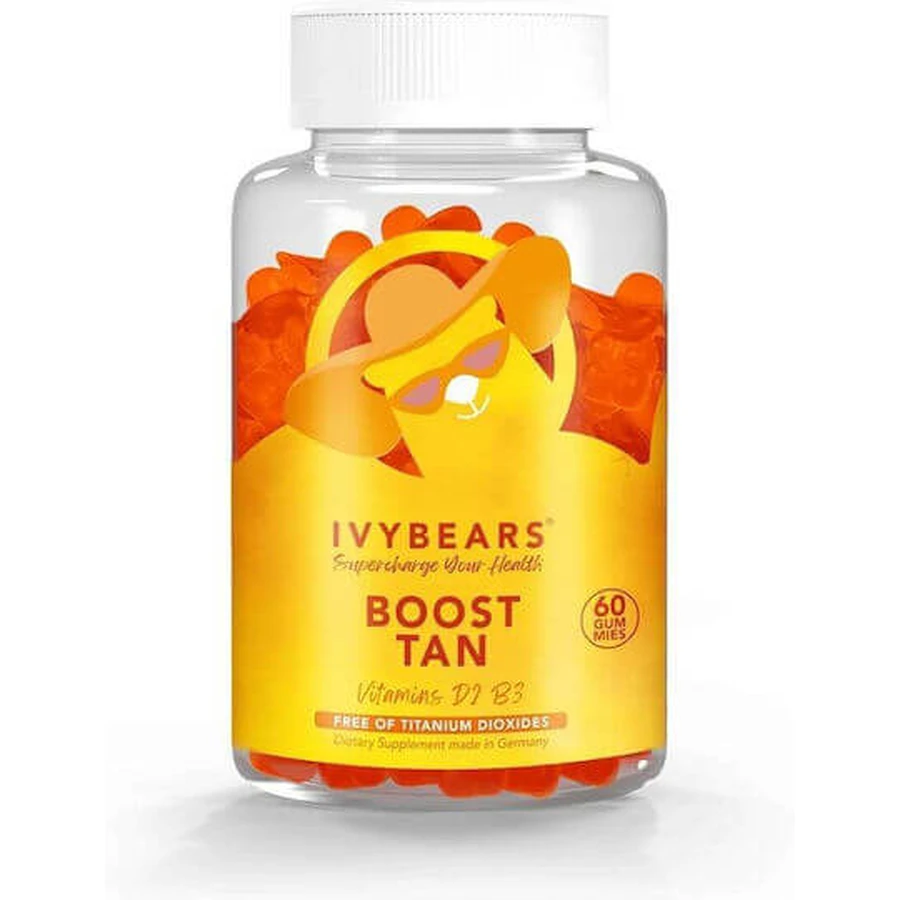 IvyBears Boost Tan Supliment Alimentar Special 60 bomboane de jeleu