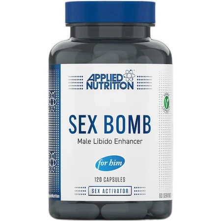 Applied Nutrition Sex Bomb Male Libido Enhancer Libido & Testosterone Boosting Supplement 120 caps