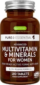 iGennus Multivitamin &amp; Minerals for Women Multivitamin for Energy 180 Tablets