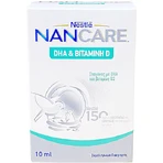 Nestle NANCare DHA & Vitamin D Vitamin zur Stärkung des Immunsystems und der Eiergesundheit 10ml
