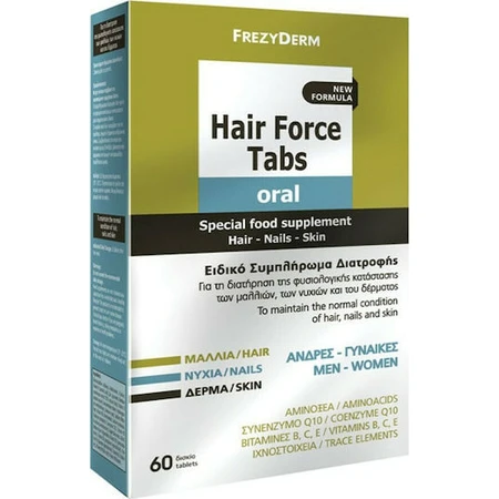 Frezyderm Hair Force Tabs Oral Food Supplement Special 60 tabs