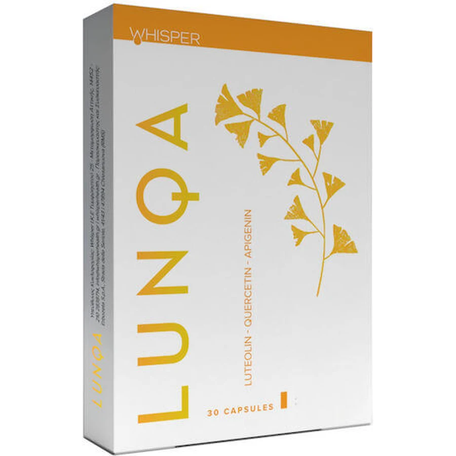 Whisper Lunqa 150mg Spezial-Nahrungsergänzungsmittel 18gr 30 Kapseln vegetarisch 30 Kapseln