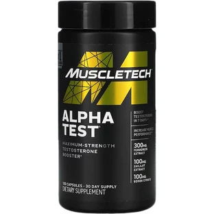 Muscletech Alpha Test 120 pflanzliche Kapseln