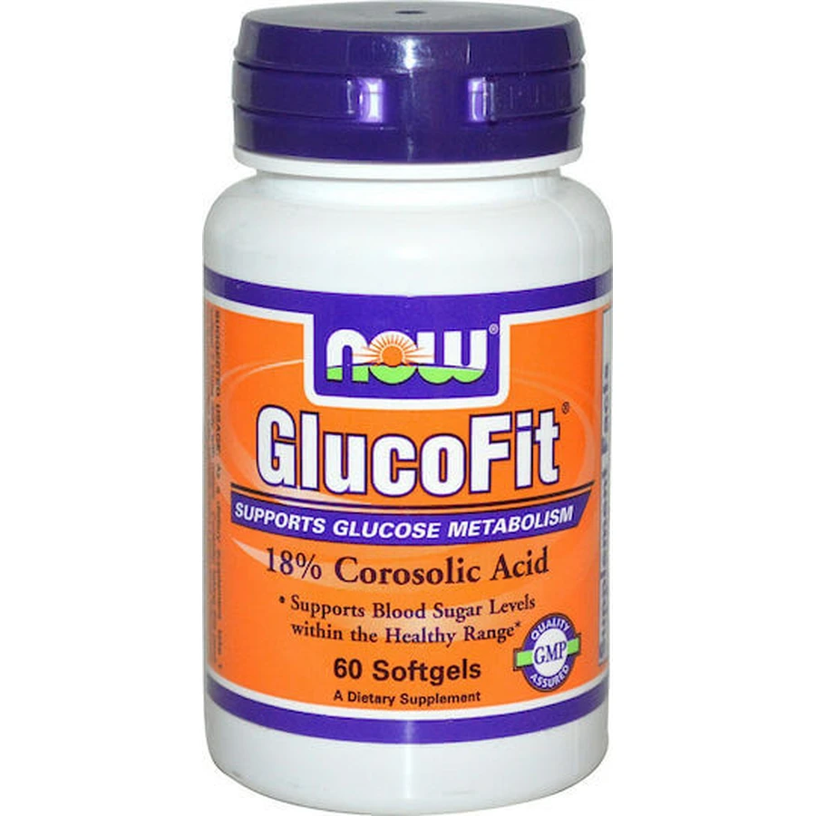 Now Foods Glucofit Complemento Alimenticio Especial 60 cápsulas blandas