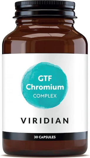 Viridian Gtf Chromium Compex 10mg 30 capsules